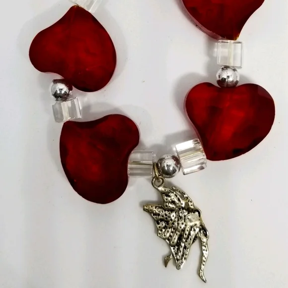 Handmade Heart and Fairy Bracelet - Picture 1 of 2